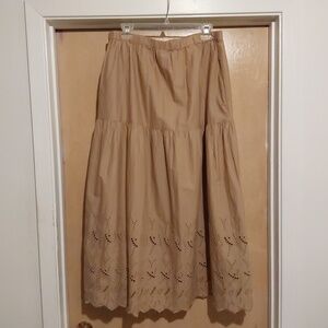 St JOHN'S Bay Elegant Tan Women's Skirt